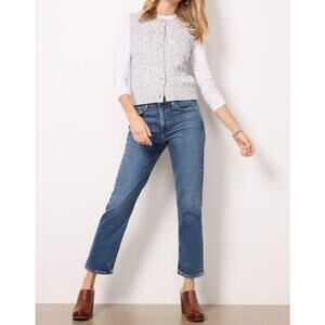 AGOLDE Mid-Rise Straight Jeans Women’s Size 29 Dark Vintage Wash Stretch